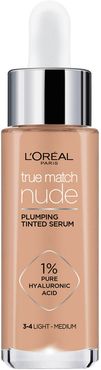 True Match Nude Plumping Tinted Serum (Various Shades) - 3-4 Light-Medium