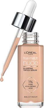 True Match Nude Plumping Tinted Serum (Various Shades) - 3-4 Light-Medium