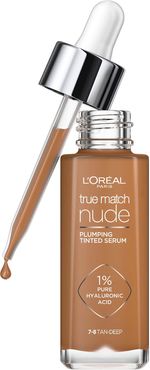 True Match Nude Plumping Tinted Serum (Various Shades) - 7-8 Tan-Deep