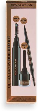 Ultra Brow Builder Kit (Various Shades) - Dark Brown