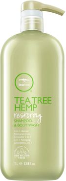 Tea Tree Hemp Restoring Shampoo and Body Wash 1000ml