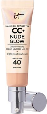 CC+ and Nude Glow Lightweight Foundation and Glow Serum with SPF40 32ml (Various Shades) - Neutral Medium