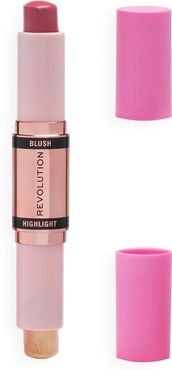 Revolution Blush & Highlight Stick - Mauve Glow