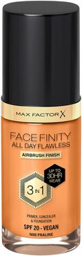 Facefinity All Day Flawless 3 in 1 Vegan Foundation 30ml (Various Shades) - N88 - PRALINE