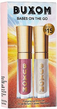 Babes On The Go Plumping Lip Gloss Set, 2 ml / 0.07 oz