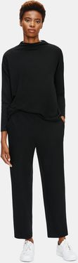 Stretch Terry Slouchy Cropped Pant