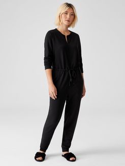 Cozy Brushed Terry Jumpsuit