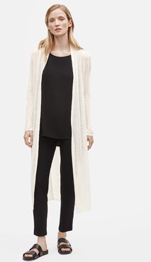 Organic Linen Crepe Duster Cardigan