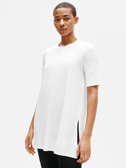 Tencel Jersey Elbow-Sleeve Tunic