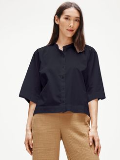 Organic Cotton Elbow-Sleeve Shirt