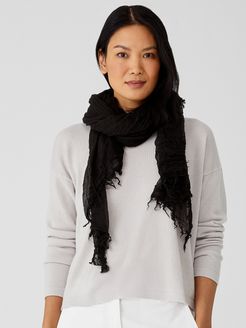 Crinkle Gauze Scarf