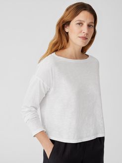 Organic Cotton Slub Box-Top