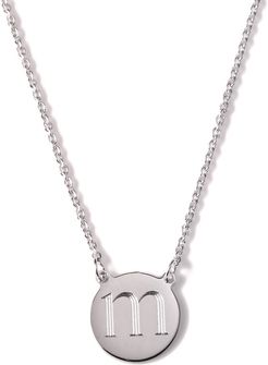 Cara Round Necklace in Silver