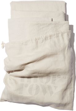 Heirloom French Linen Sheet Set in Greige, Queen