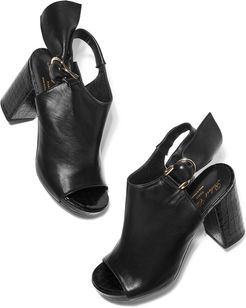 Alt Open Toe Heel in Black, Size IT 36