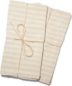 Boat Stripe Towels, Set Of 2 in Natural/White