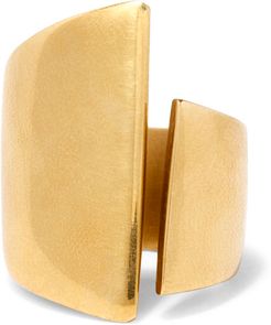 Channel Ring in Brass, Size 6