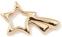 18K Gold Shooting Star Charm in Yellow Gold