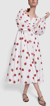 Strawberry Print Dress, X-Small