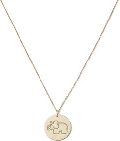 Medals Yellow-Gold Pendant with 50Cm Chain in Yellow Gold