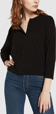 Camille Henley Tee in Noir Jersey, X-Small