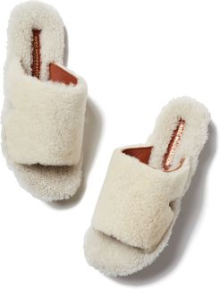 Sapporo Shearling Slides Sandal, Size IT 36