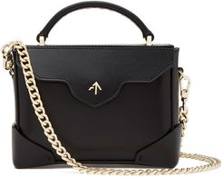 Micro Bold Bag with Top Handle in Black