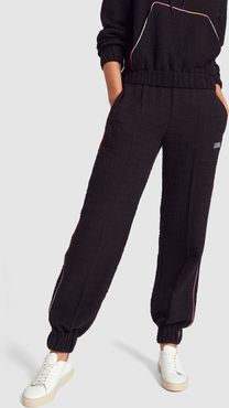 Tweed Trousers in Black/Multi, Size IT 38