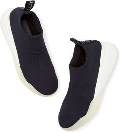 Slip-On Sock Sneakers in Dark Blue/White, Size IT 36
