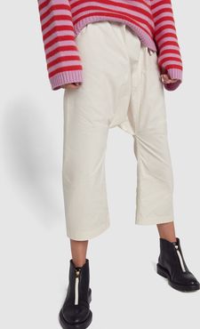 Pilar Winter Cotton Pants in Powder, Size FR 34