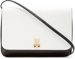 Ez Shoulder Handbag in Off White/Black