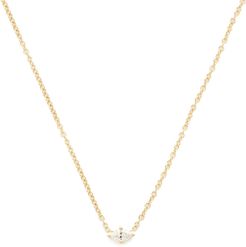 Marquis Horizontal Necklace in Yellow Gold