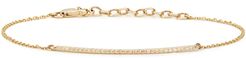 Diamond Bar Bella Bracelet in 14K Yellow Gold and Diamond