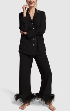 Black Pajama Suit, X-Small