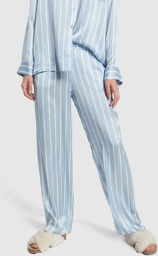 Striped Pj Bottom in Sky Stripe, X-Small