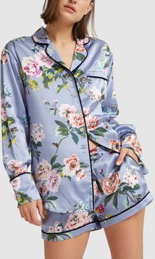 Alba Floral Silk Pj Set in Agatha, Size 1