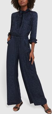 Ines Jumpsuit in Navy, X-Small