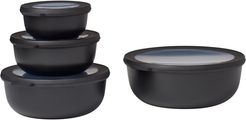 Nested Storage Bowls, Set Of 4 in Black