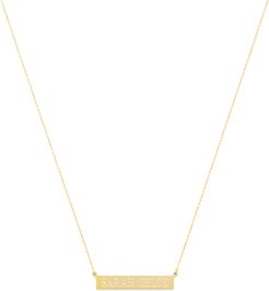 Leigh Id Name Necklace in Yellow Gold