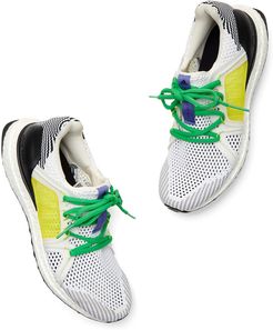 Ultraboost S. Mesh Color-Block Sneakers in White/Black-White/Fresh Lemon, Size 6
