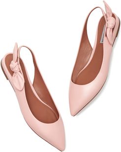 Rise Bow-Tie Flats in Pink, Size IT 36