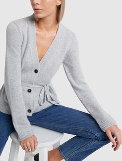 Ottico Ladies Sweater in Medium Grey, X-Small