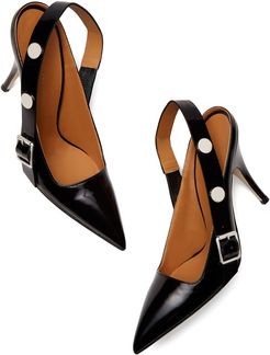 Dorothy Slingback Heels in Black, Size IT 36