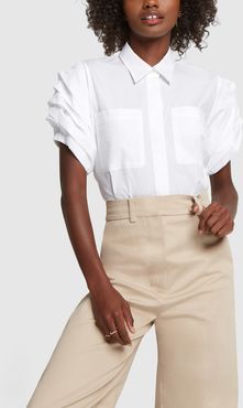 Camicia Button Down Shirt in White, Size IT 38