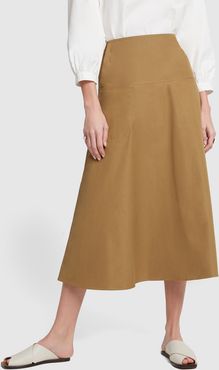 Salta A-Line Skirt in Cinnamon, Size FR 34