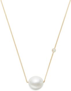 Baroque Pearl Duo 14K Yellow-Gold Necklace in Yellow Gold/Pearl