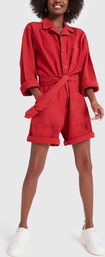 Ariana Jumpsuit in Red, X-Small
