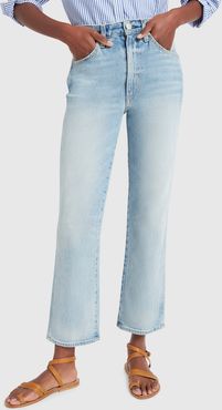 Bella High-Rise Slight Boot Jeans in Clearwater, Size 24