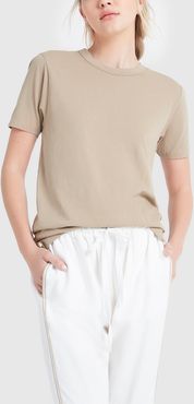 Wide Heritage Slim Short-Sleeve T-Shirt in Light Tan, X-Small