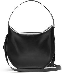 Saddle Hobo Handbag in Black